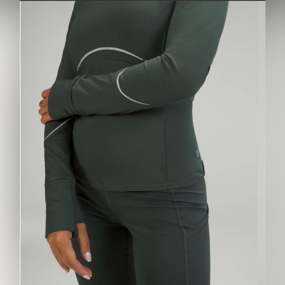 Lululemon Rulu Reflective Running Performance Long Sleeve Shirt 6 EUC Activewear - Picture 10 of 11